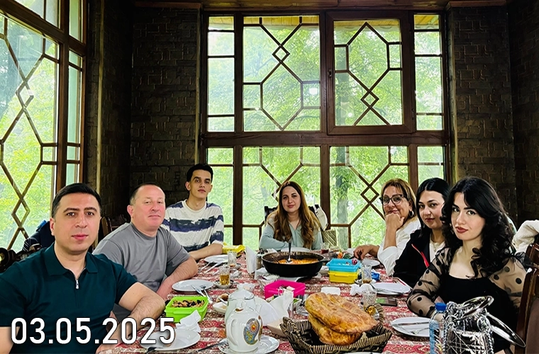 После долгой и продуктивной работы мы всей командой отправились отдыхать в Шамаху. Эта поездка дала нам возможность насладиться природной красотой и лучше узнать друг друга. Мы посетили достопримечательности Шамахы, побывали на интересной экскурсии в обсерватории, подышали свежим горным воздухом, попили родниковую воду, попробовали местный хлеб и сделали множество фотографий. Набравшись энергии, мы с новой мотивацией вернулись к работе!