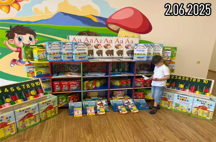 Наша продукция в детском саду Ханкенди